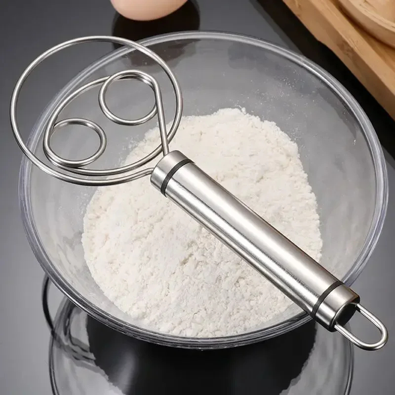 Danish Pancake Pan - Dänischer Teigbesen mit Edelstahlgriff, Küchenbackwerkzeug, Manueller