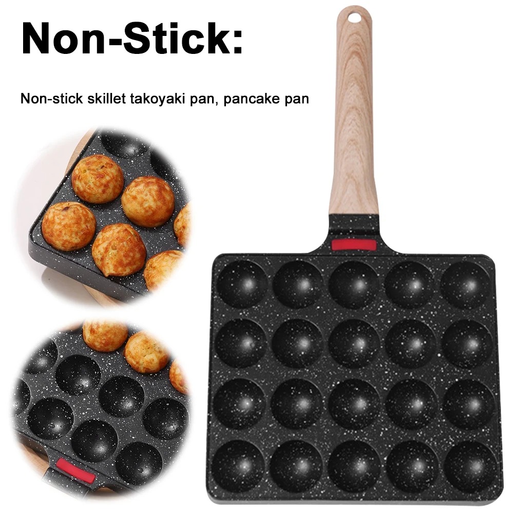 Takoyaki-Pfanne mit 20 Formen, – Takoyaki Grill Plate Bewertung und Preis
