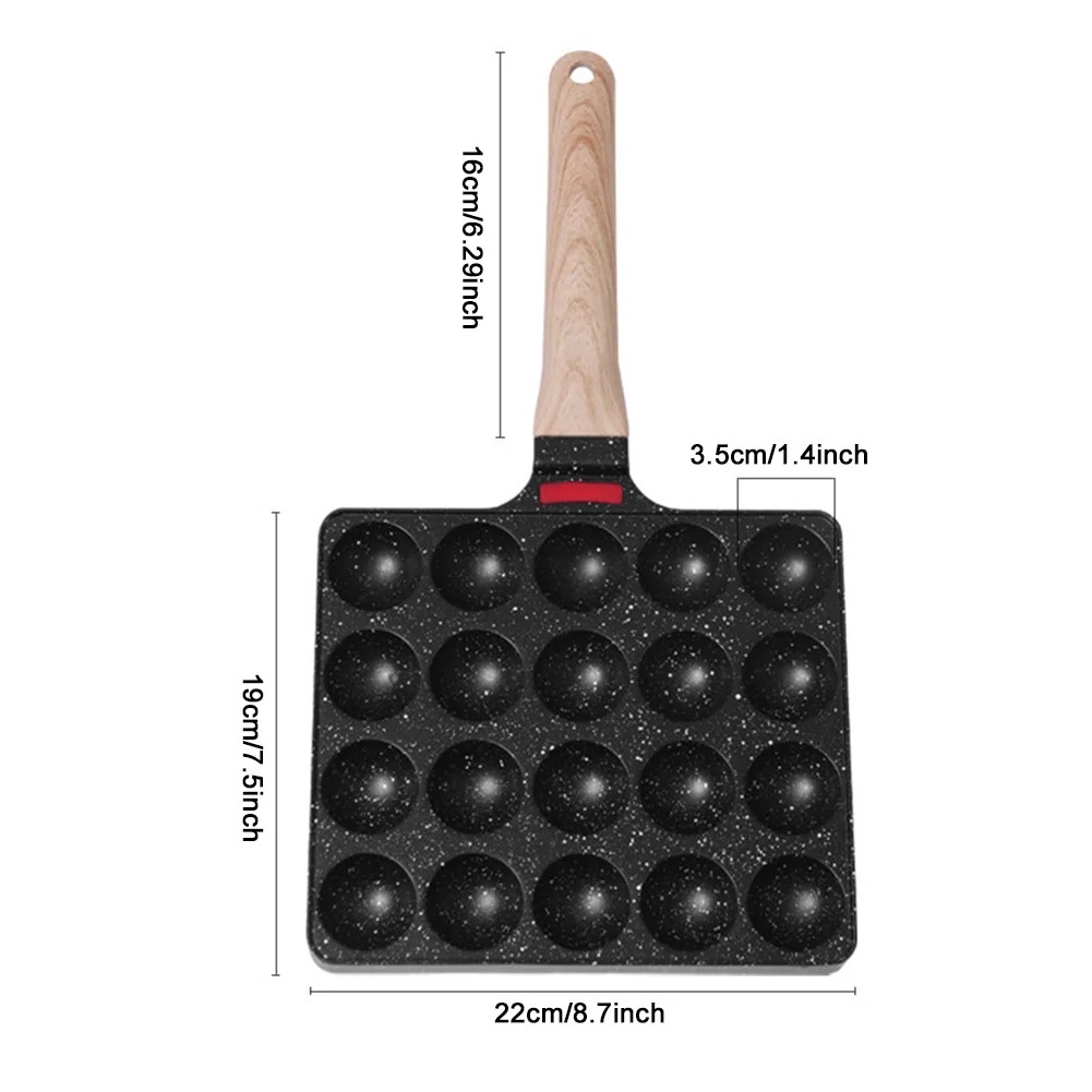 Takoyaki-Pfanne mit 20 Formen, – Takoyaki Grill Plate Bewertung und Preis