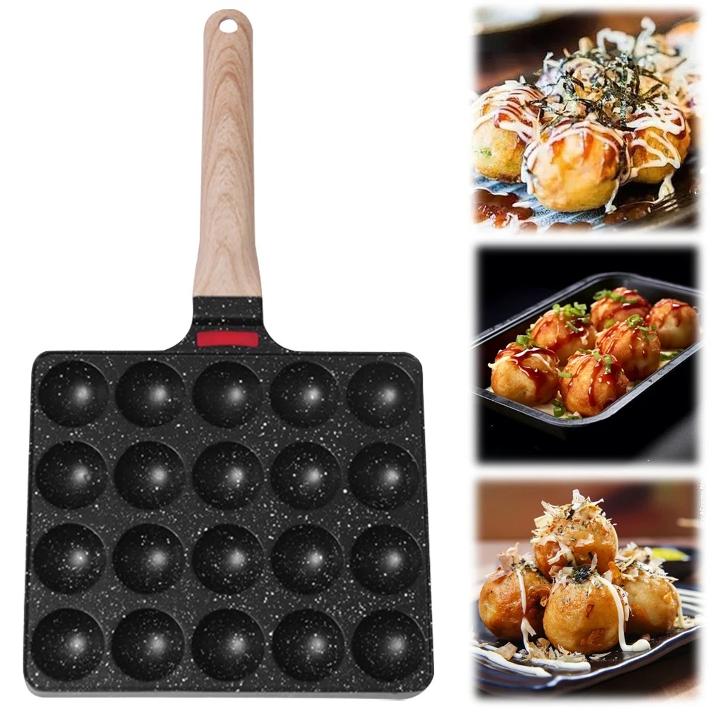 Takoyaki-Pfanne mit 20 Formen, – Takoyaki Grill Plate Bewertung und Preis