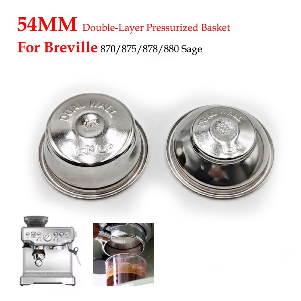 54 mm zweilagiger Druckfilterk – Breville Espresso Bes870 Bewertung und Preis