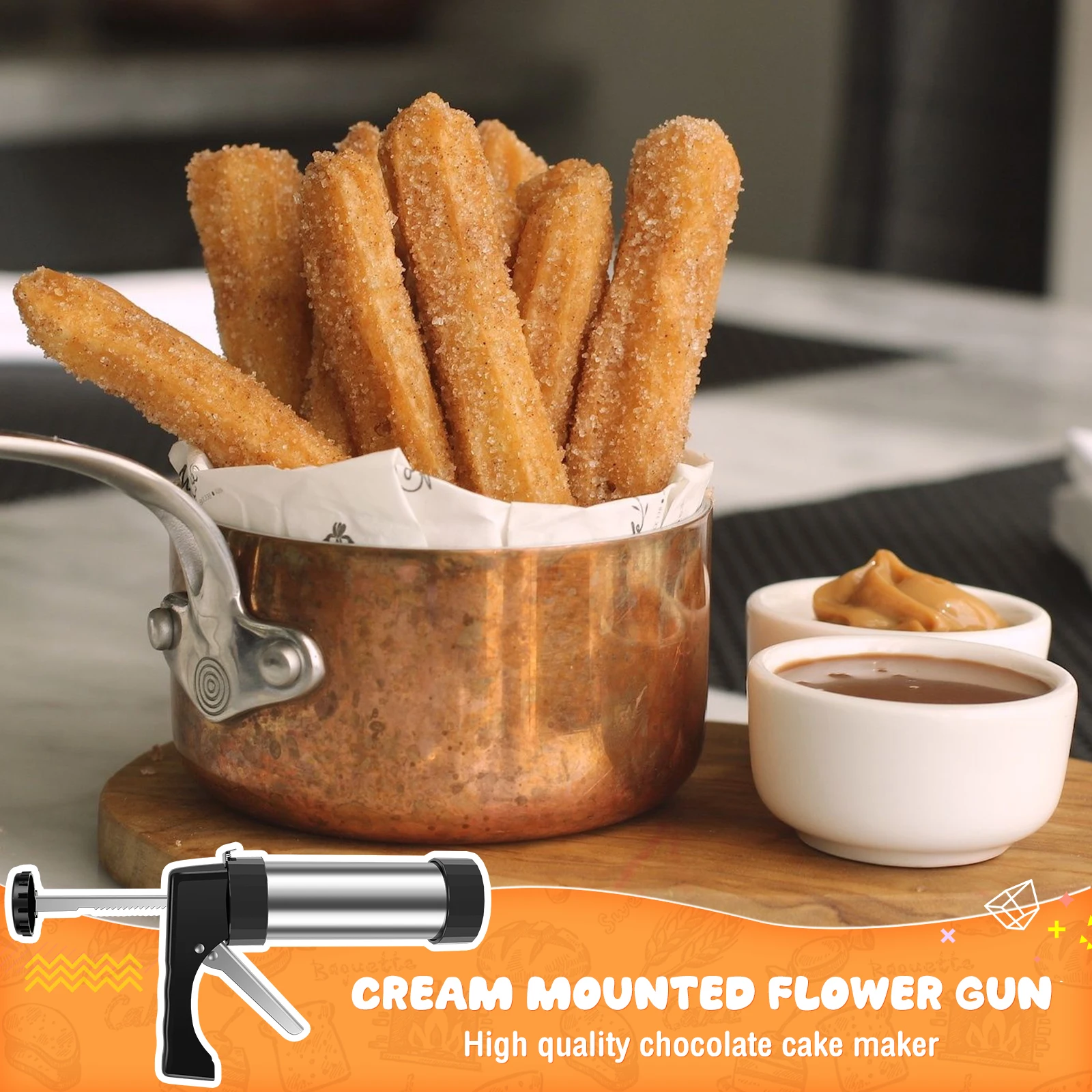 Churro Maker Maschine Edelstah – Churros Maker Gun Bewertung und Preis